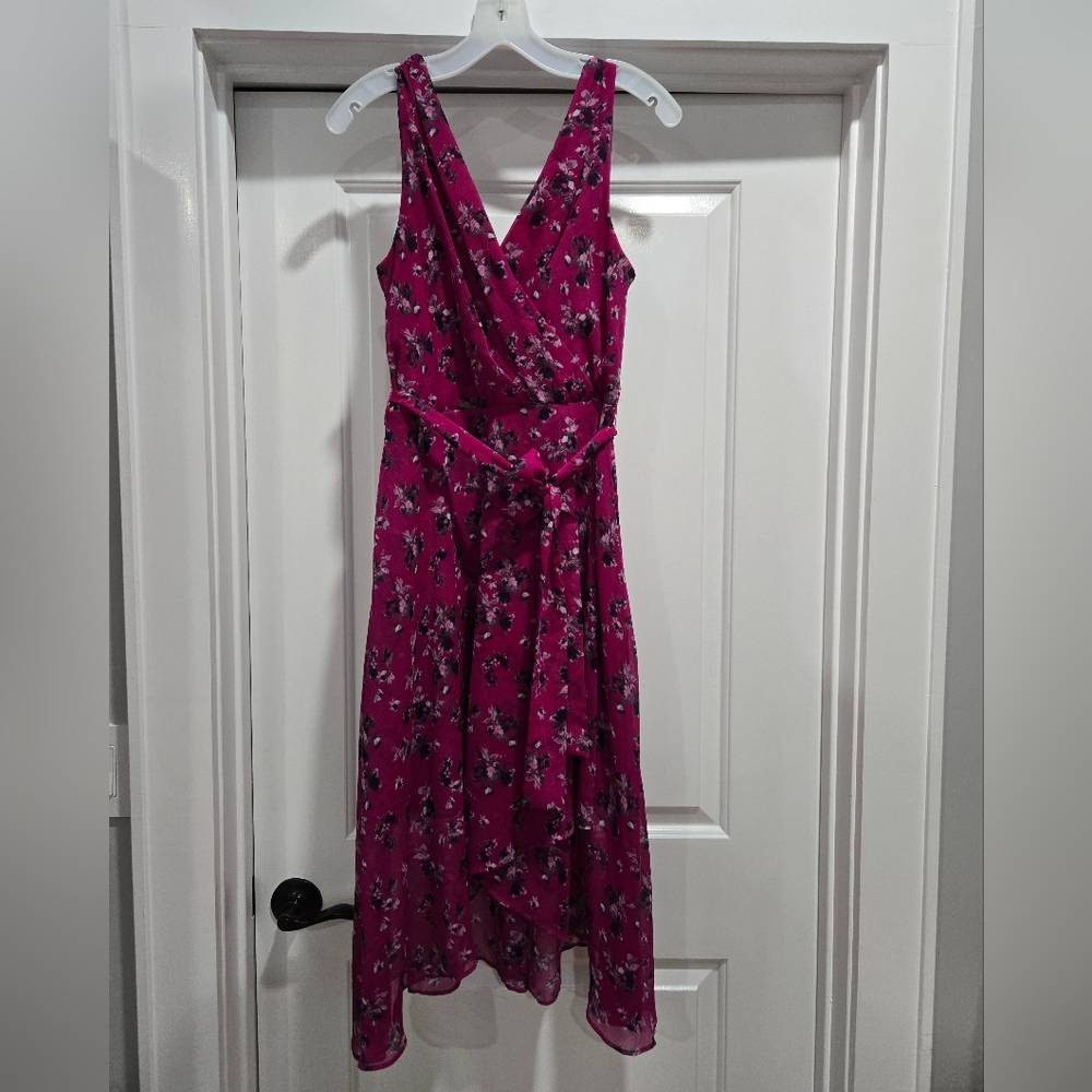 DKNY Faux Wrap Dress Sz 10